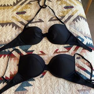 Two J. Crew bikini tops